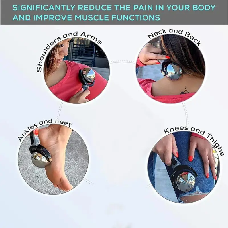 كرة تدليك الأسطوانة لتخفيف آلام الأنسجة العميقة وتخفيف التوتر وتصلب الجسم والرقبة والظهر والقدم والتهاب اللفافة الأخمصية