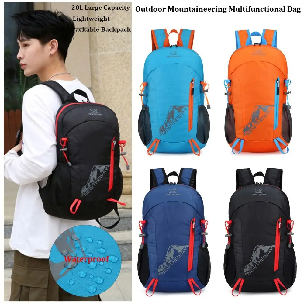 High Quality 20L Packable Backpack Lightweight Ultralight Travel Daypack Bag Foldable Waterproof Nano Daypack For Men Women