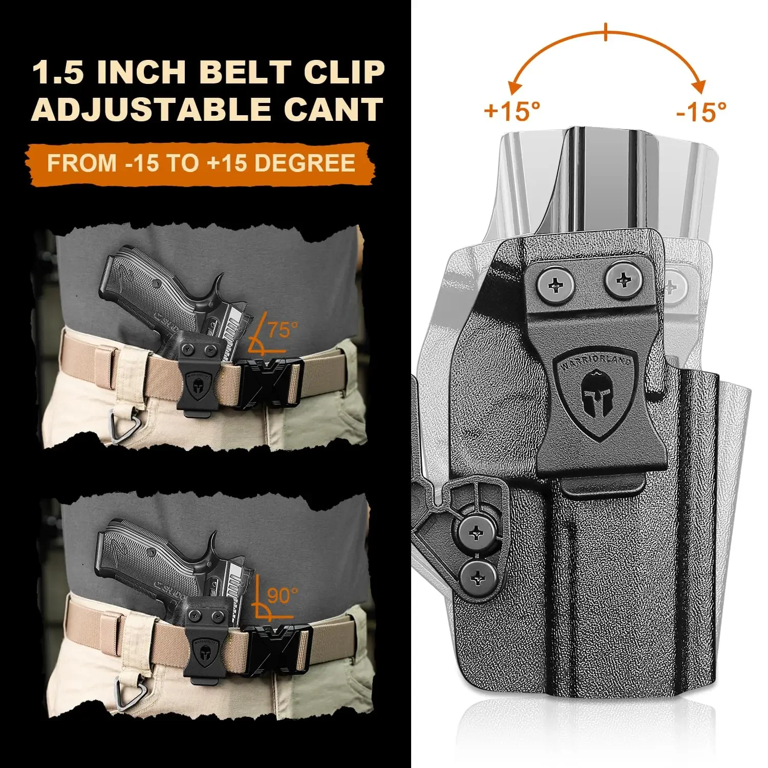 CZ シャドウ2 IWB カイデックス 右利きホルスター