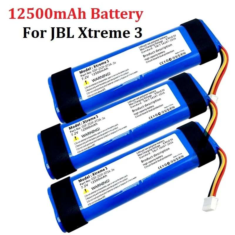 Upgrade do 12500mAh baterii JBL Xtreme 3 Xtreme dla JBL Xtreme 3 GSP-2S2P-XT3A baterie głośnikowe bluetooth