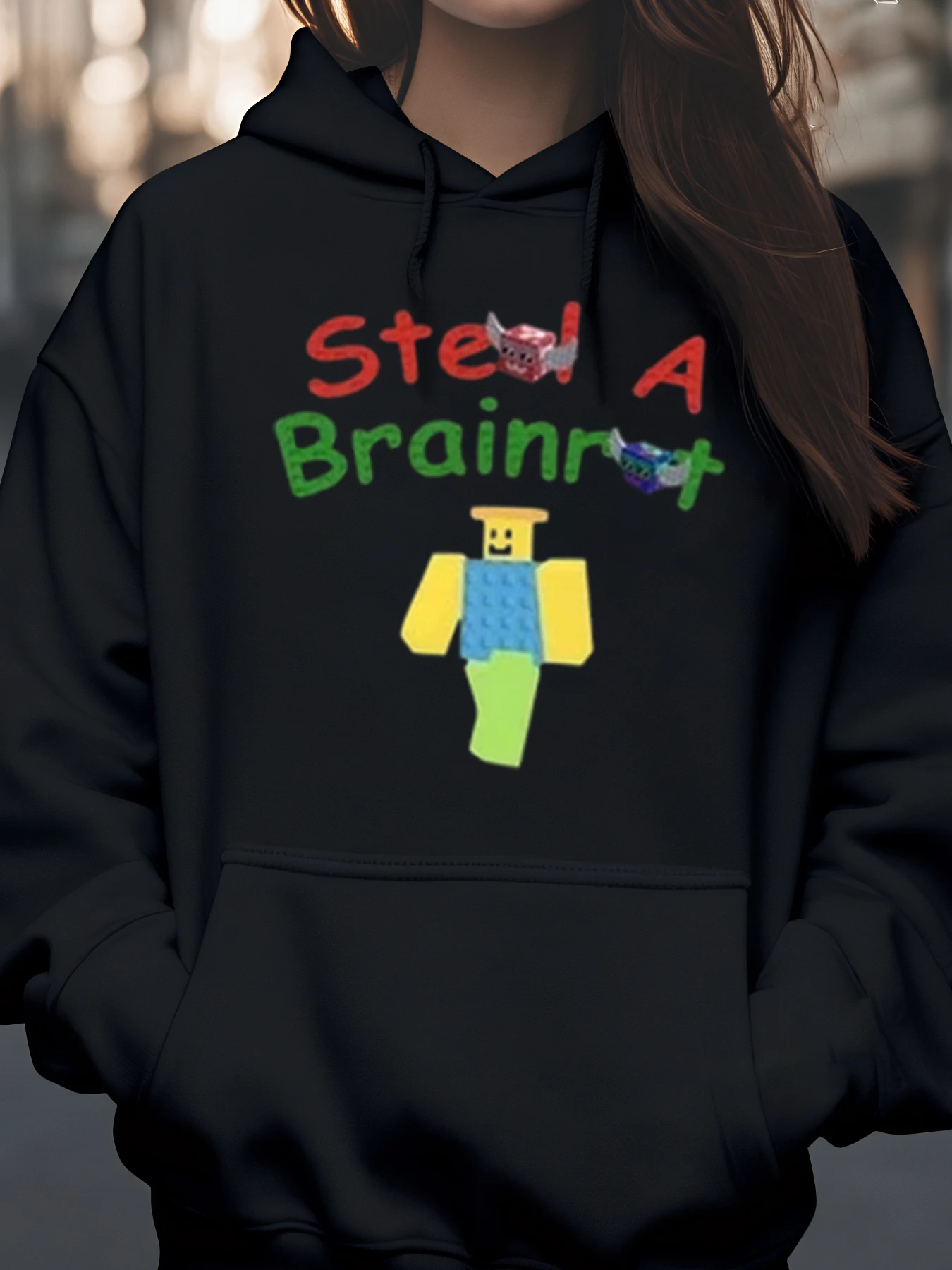 

Толстовка с принтом мозга, костюм на Хэллоуин, повседневная одежда для подростков и молодежи