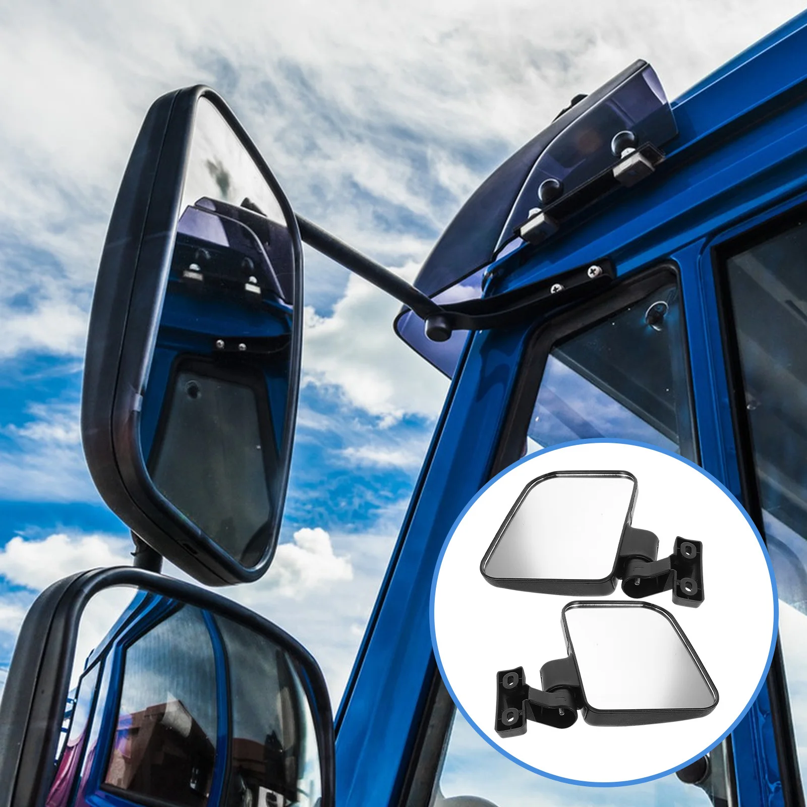 

1Pair Passenger Vehicle Auxiliary Rearview Mirror Wide Angle Blind Spot Safety Rearview Mirror Replacement Car Supplies