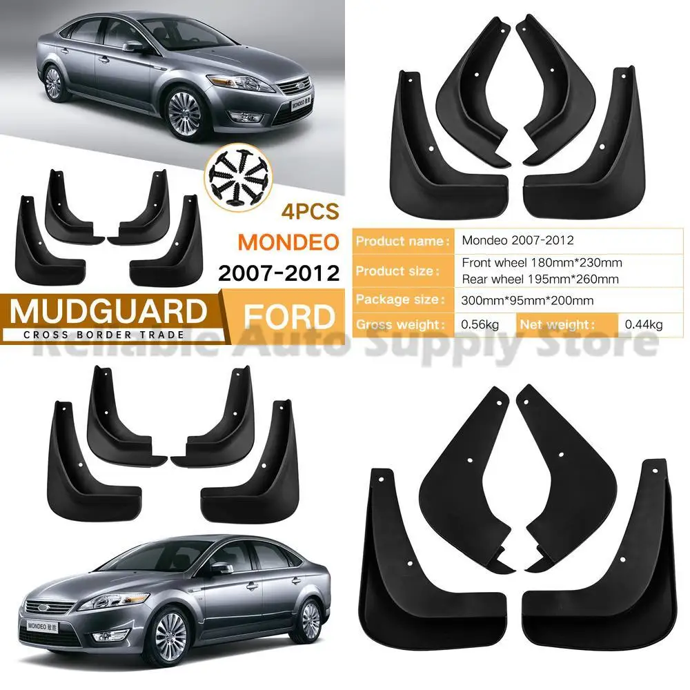 

For Ford Mondeo MK4 2007-2012 Front and Rear Mudguard Trim Auto Accessories High Quality Durable Replacement Part