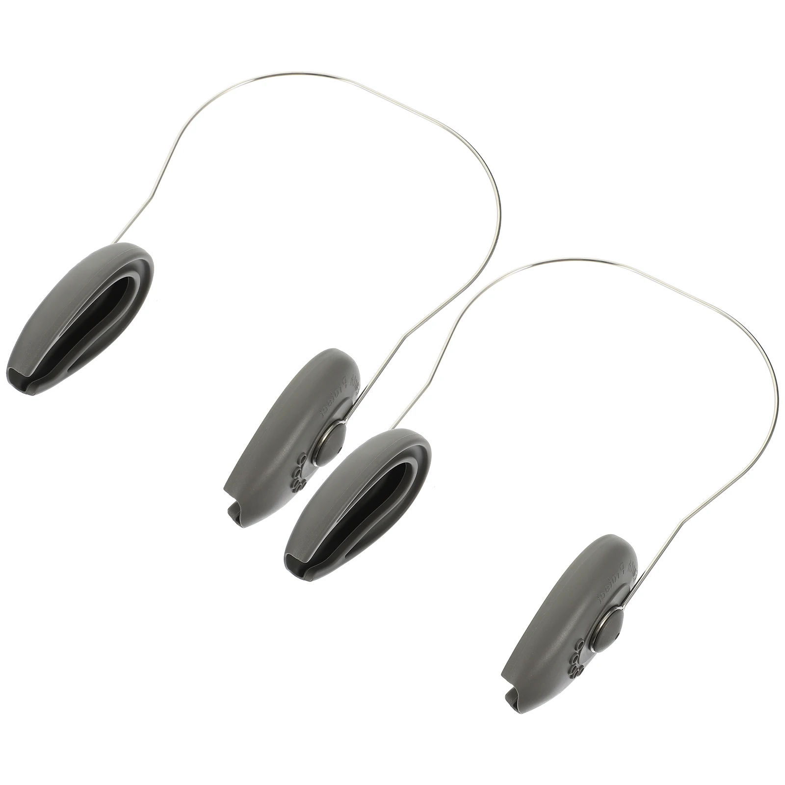 

2 Pcs Waterproof Ear Covers Durable Rubber Metal Material Hair Salon Use Protectors for Dyeing Coloring Adult Earmuffs