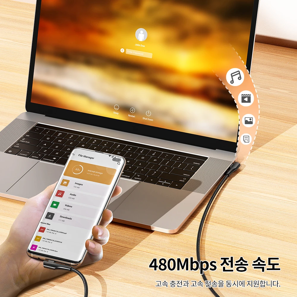 Toocki 더블 엘보 USB C타입 to C타입 케이블, 샤오미, 삼성, 화웨이, 맥북, 아이패드용, 100W 고속 충전, 데이터 케이블