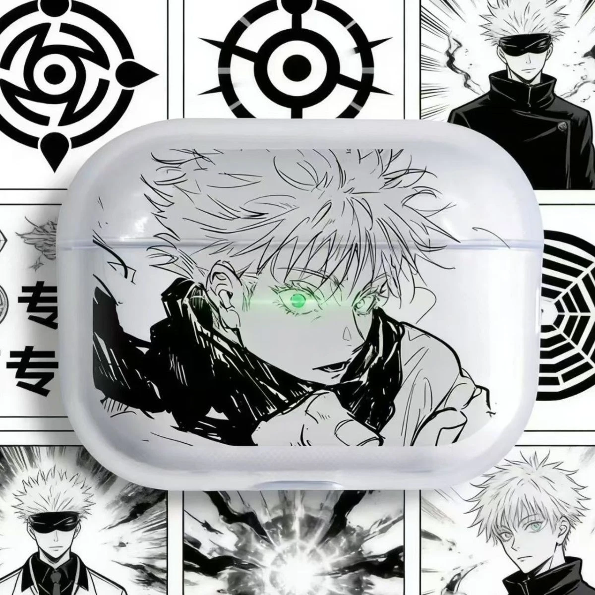 Korean Anime Handsome Boy Cool Clear TPU Case For Apple AirPods 4 Airpods Pro 3 2 1 Wireless Earphone Protective Silicone Cover view 2