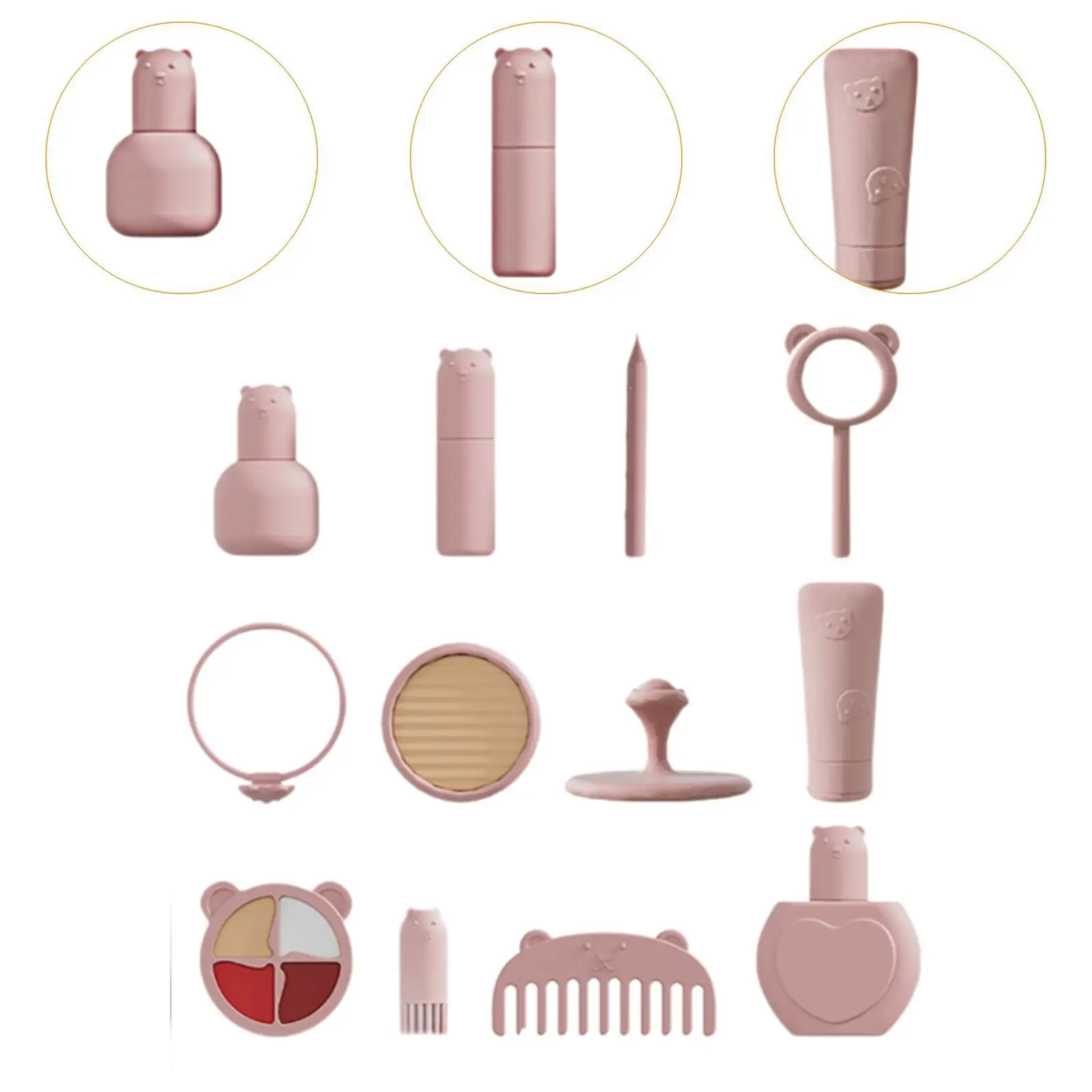 12x Pretend Play Makeup Beauty Set Kids Pretend Play for Birthday Gifts Kids