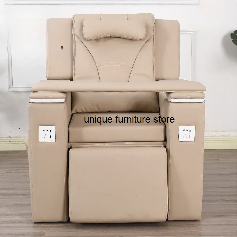 Lounge Luxury Pedicure Chairs Massage Ear Cleaning Hairdresser Pedicure Chairs Nail Salon Electric Poltrone Furniture MR50PC