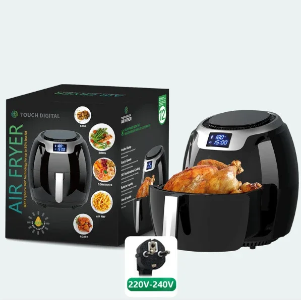 الأجهزة المنزلية الطبخ الصحي 8L مقالي هوائية ذكية سعة كبيرة 110 فولت 220 فولت مقلاة هوائية رقمية