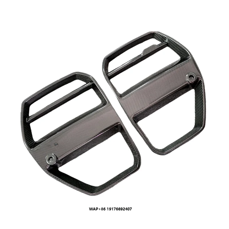 

High Quality Dry Carbon Fiber Front Bumper Grille Body Kit for G80 M3 G82 M4 V Style