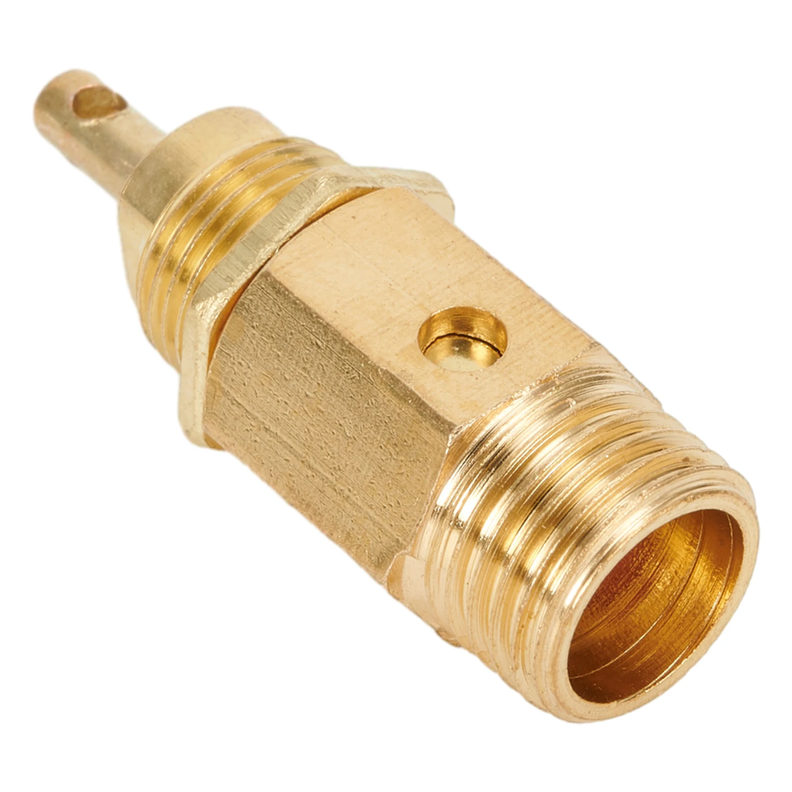 Brass Safety Relief Valve for Compressed Air Systems with For BSP Male Thread Sizes 1/4 3/8 and 1/2 Inch for Industrial Use