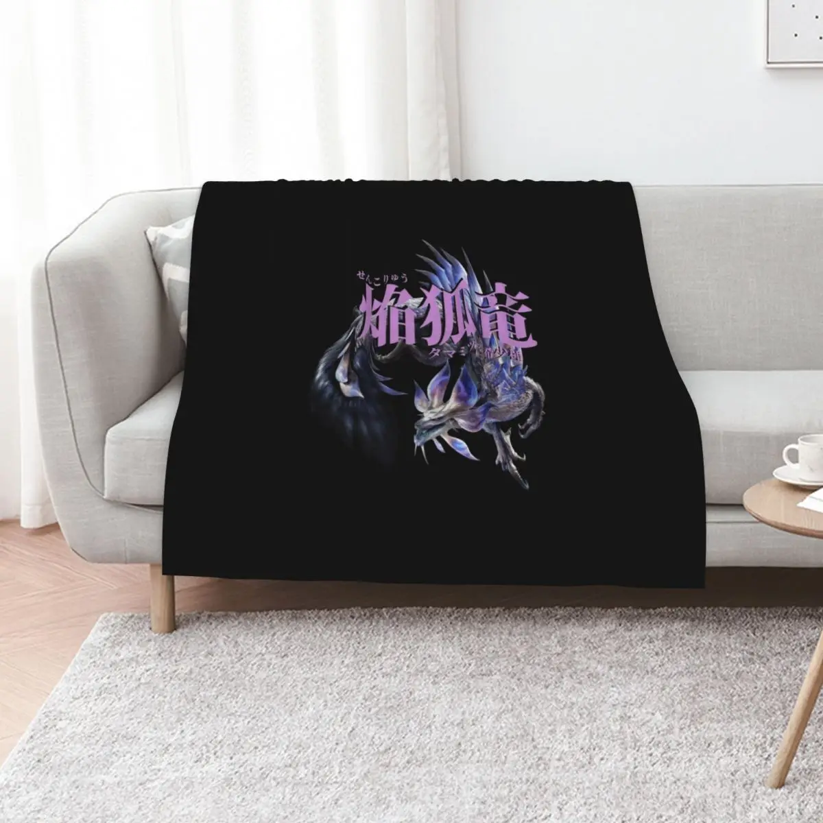

Violet Mizutsune The Blazing Fox Wyvern Throw Blanket Vintage Luxury Brand Sleeping Bag Cute Blankets