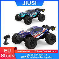 JIUSI MT14R 1/14 RC Car 4WD Brushless Motor 3S Battery 80km/h High Speed Off-road RC Truck 2.4G Remote Control Racing Car