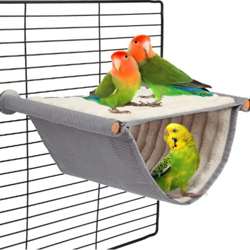 

Parrot Pet Hamster Nest Warm Hammock Detachable and Washable Hammock Window Sill Multi-color Hanging Cat Cradle