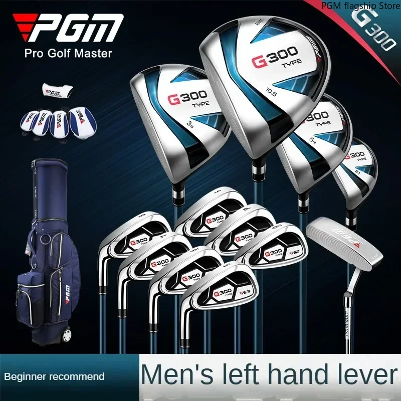 PGM Golf Clubs, Men\'s Left Glove Clubs, Titanium Alloy 1-wood, Complete Set of 12 Pieces MTG025