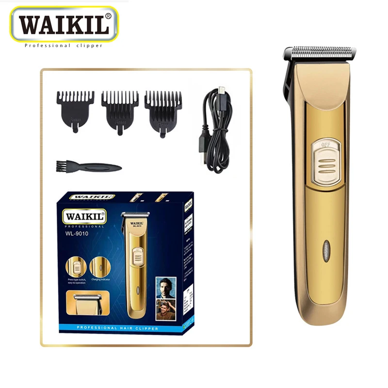 

WAIKIL Professional Men's Multi functional Hair clipper Oil Head Electric Push Clipper USB Charging Cordless Portable Trimmer