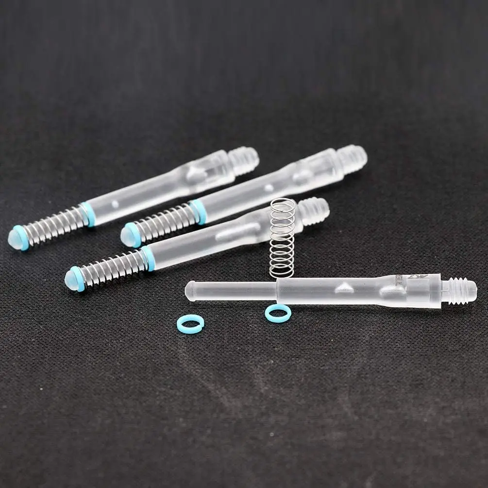 

4 Pcs Telescopic Dart Shafts with Built-in Spring for Steel Tip and Soft Tip Darts