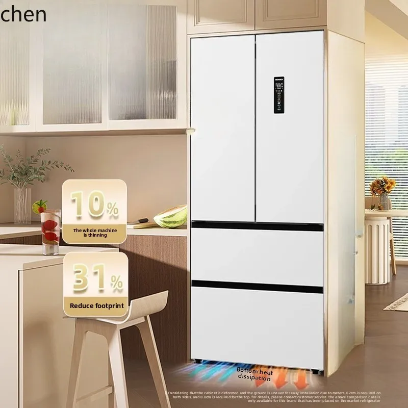 

ZML large-capacity refrigerator household frequency conversion air cooling frost-free embedded first-class energy efficiency