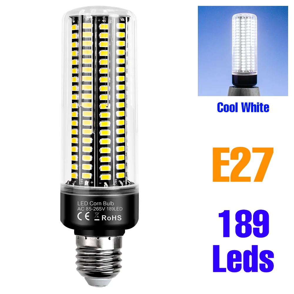 30W LED Maïs Lamp E27/E26 Plafondlamp E14 Lamp AC220V Indoor Kroonluchter Lampen 110V Geen Flikkering Koud/Warm Wit Voor Thuis Slaapkamer