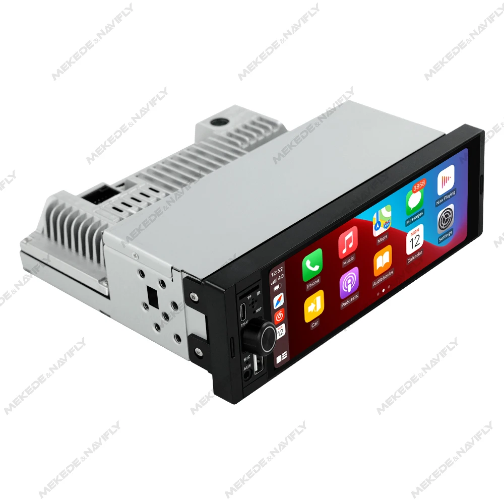 Autoradio für universelles Touchscreen-Wireless-Carplay, Android Auto, 6,86 Zoll Carplay, 1 Din MP5-Player, Android Video Stereo BT