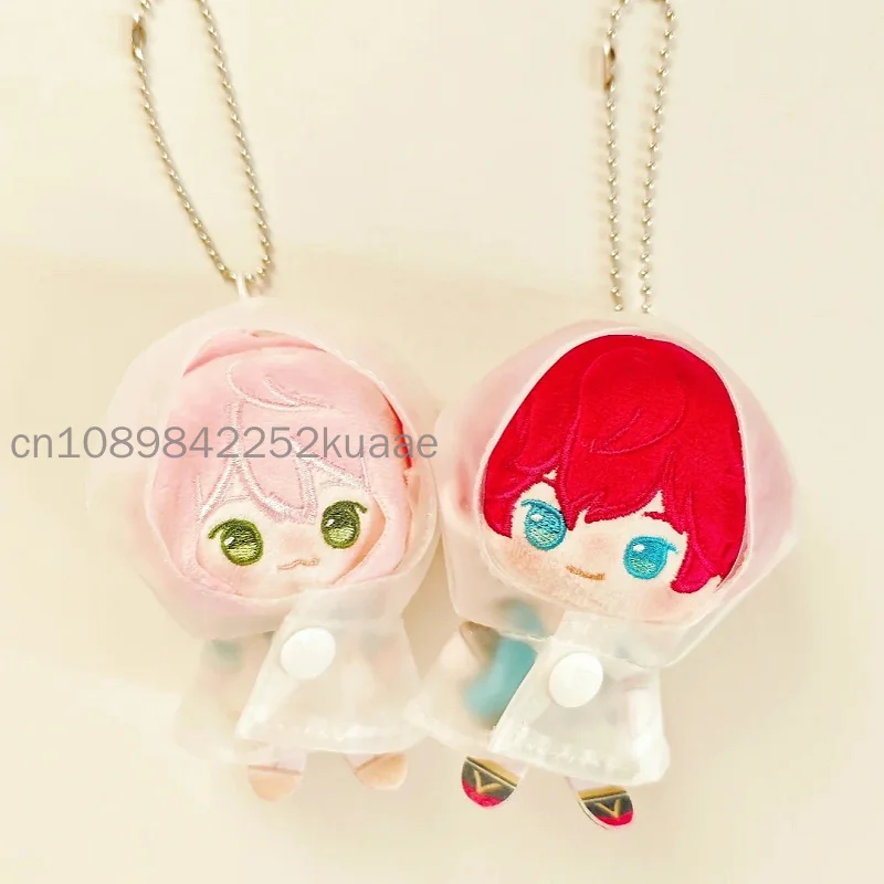 Taptap X Ensemble Stars 2 Plush Finger Puppet Pendant Transparent Raincoat Anime Bag Character Decoration For Anime Fans