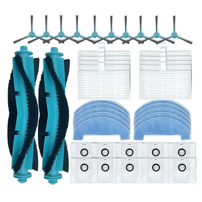 

A04G-Аксессуары для Cecotec Conga 2499 Ultra Home Titanium Advanced / Smartgyro R80: основная и боковые щетки, тряпки для мытья полов, фильтры.