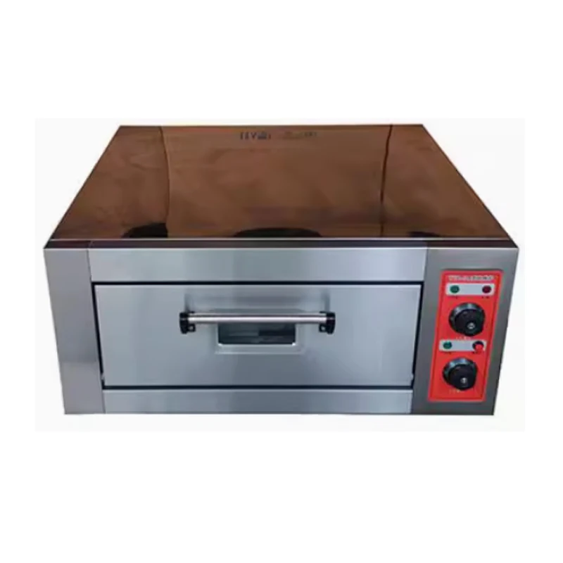 

Oven Electric Commercial Pizza Egg tart Roast Bread Cake Moon Large Capacity One Layer One Plates Baking Machine Furnace