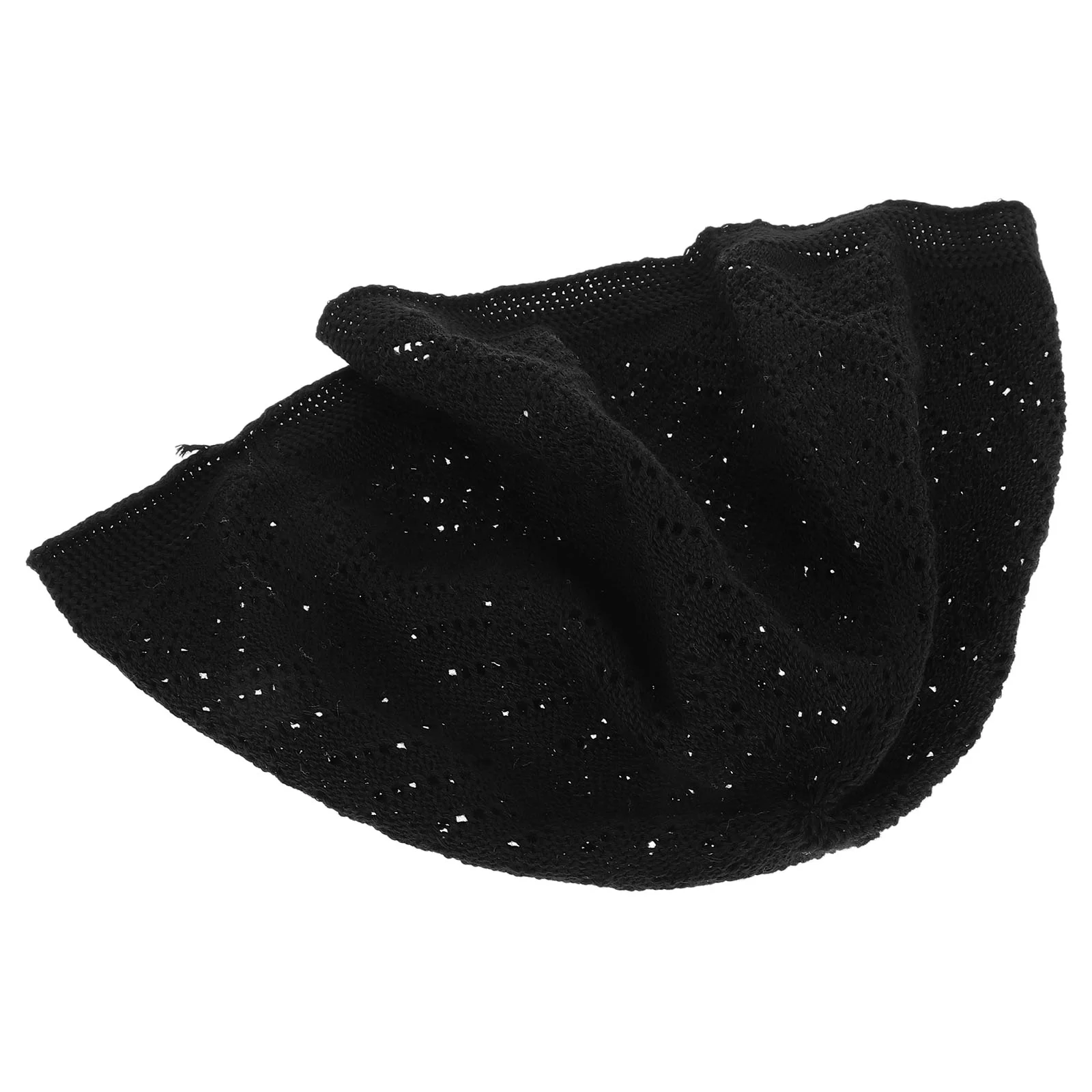 Hollow Knitted Hat Warm Unisex Cap Beanie Crochet Hair Skull Exercise