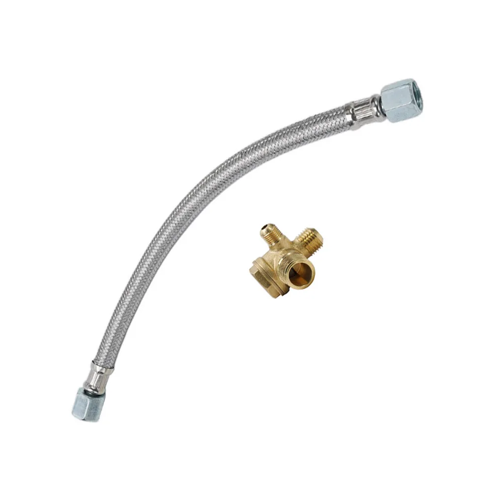 

Valve Air Compressor Tube Air Compressor Intake Tube 10*14*16mm 14mm Internal Thread 280mm Length Gold For F14*1.5mm Hex Nut