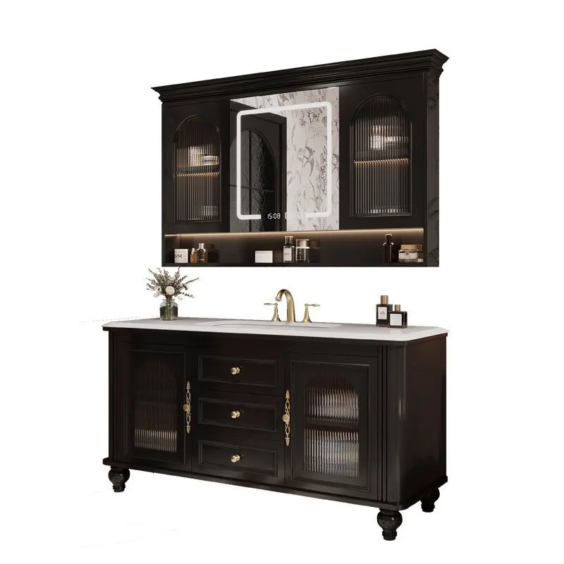 cabinet, toilet washstand, floor-to-ceiling light luxury hand wash basin cabinet, mirror cabinet, smart mirror cabinet.