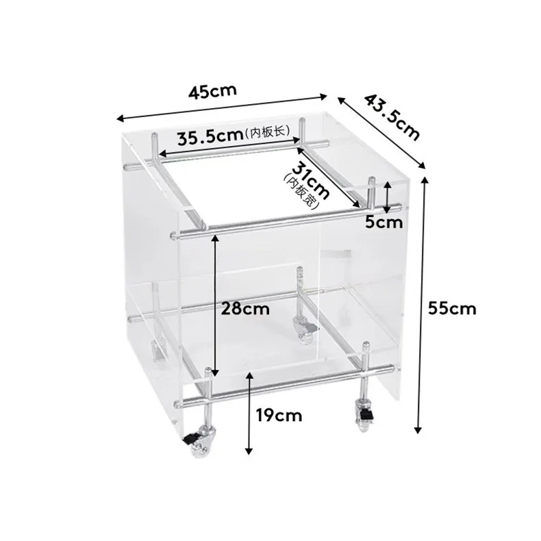 Mobile cart light luxury medieval bedside table sofa side few