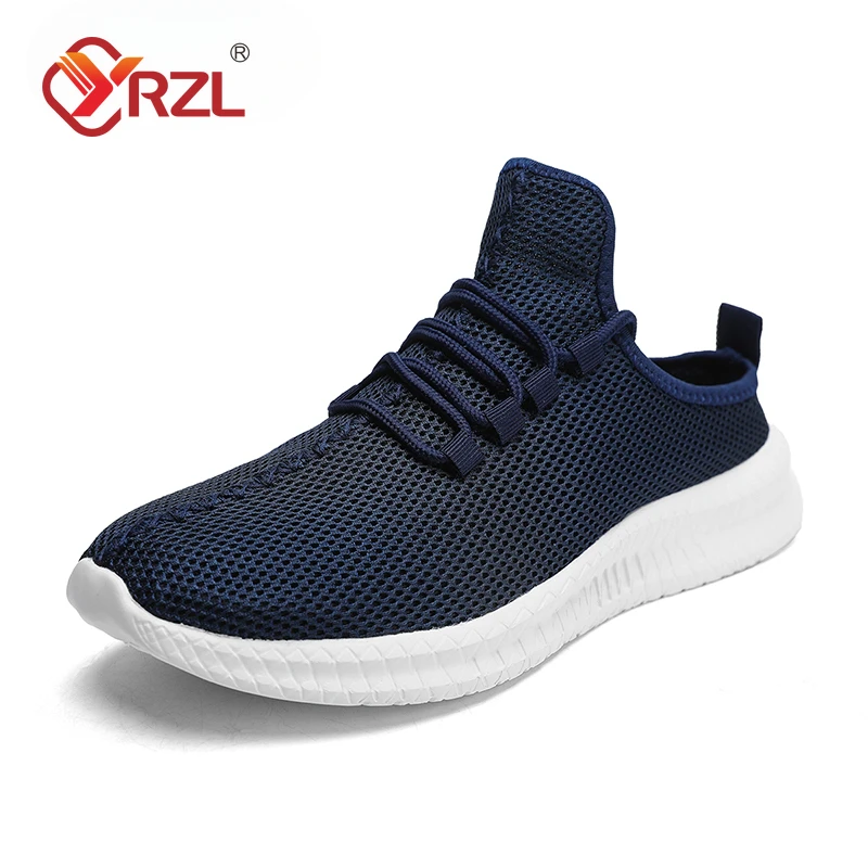 

YRZL Men Casaul Slippers Lightweight Non Slip Breathable Mesh Shoes High Quality Soft Outdoor Summer Tennis Lazy Shoe for Men