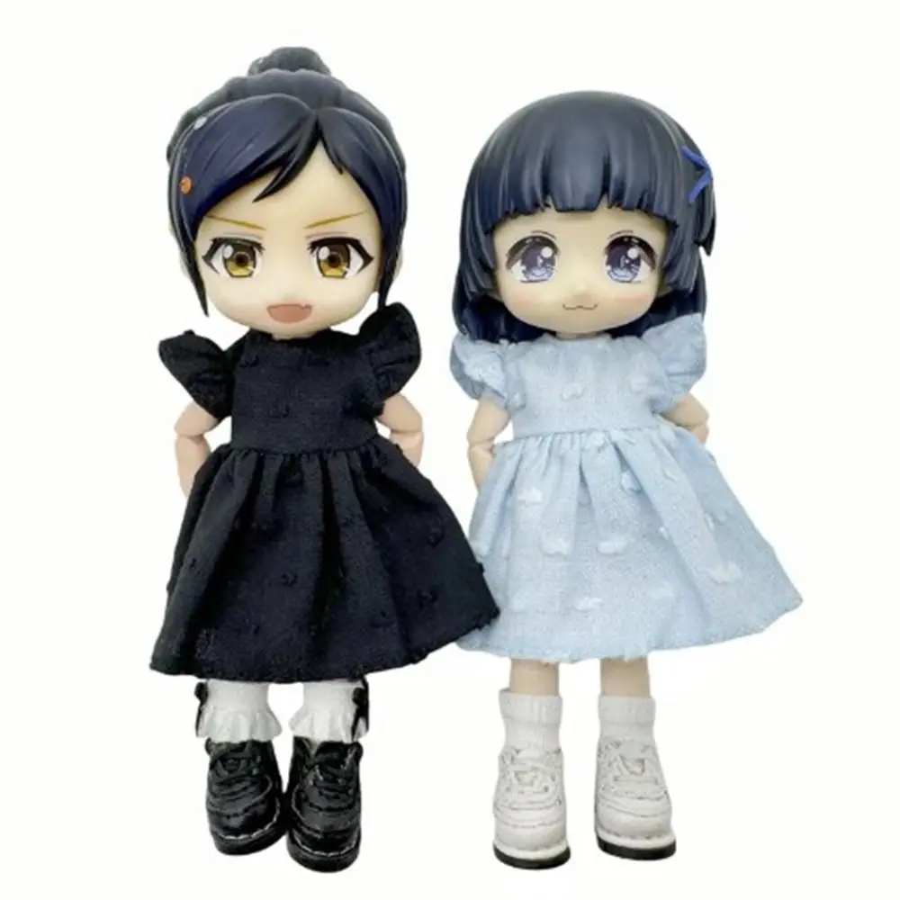 Handmade Doll Dot Dresses Accessories Multi-styles Tops Clothes Skirt Fashion Dolls Sleeveless Outfits Dresses