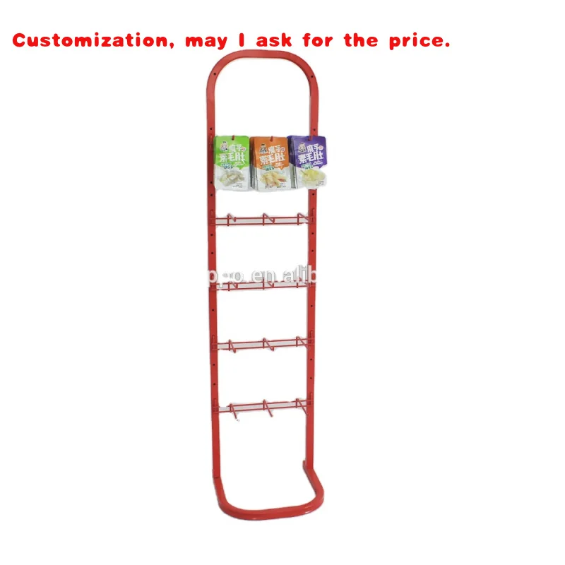 

custom.Metal Belt Hook Display Rack Stands Food Display