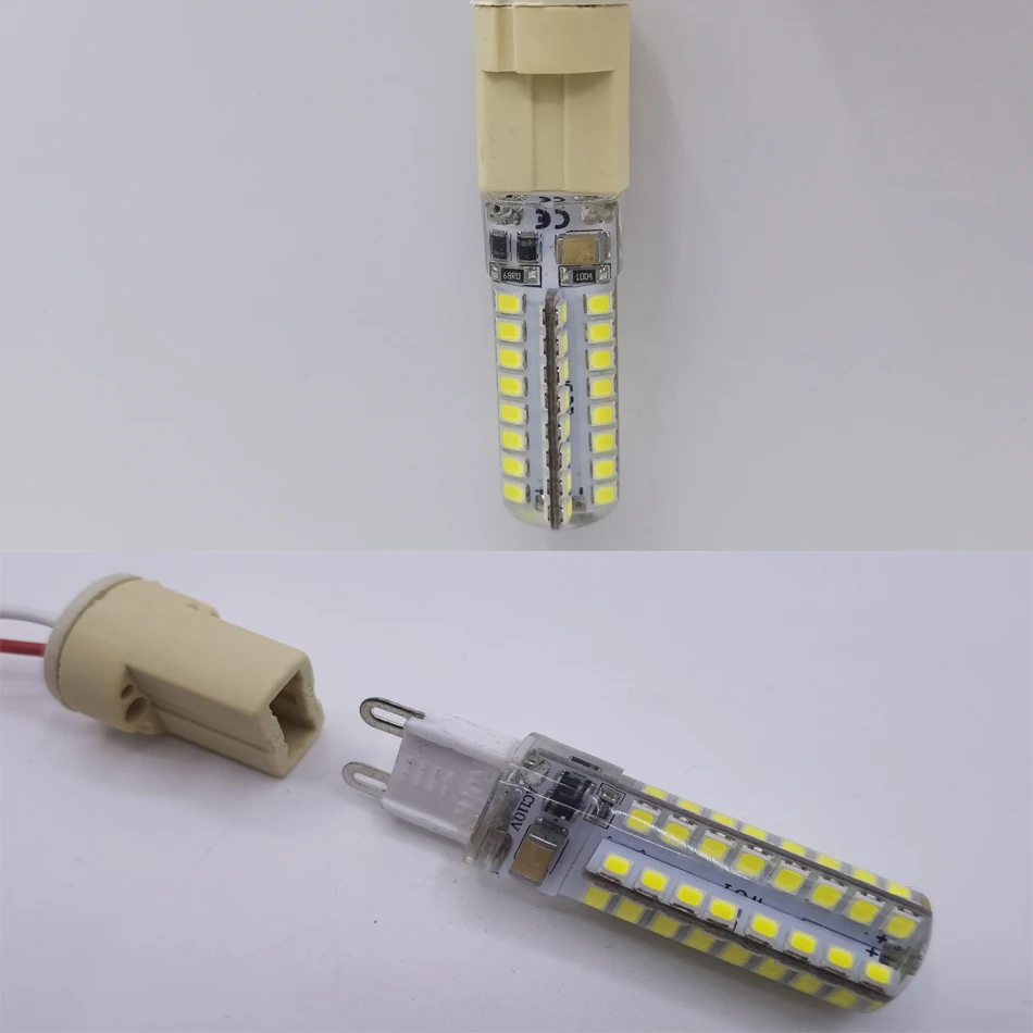G9 Light Bulb Socket Ceramic Lamp Base Holder Connector 25cm wire Led Halogen Light Lamp Bulb Holder Base
