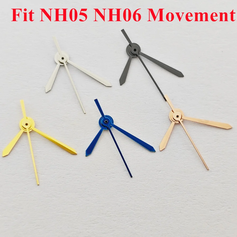 RICHUS الفضة بندقية الذهب الأزرق روز الذهب ووتش الأيدي تناسب NH05 NH06 حركة ووتش الملحقات أجزاء #1