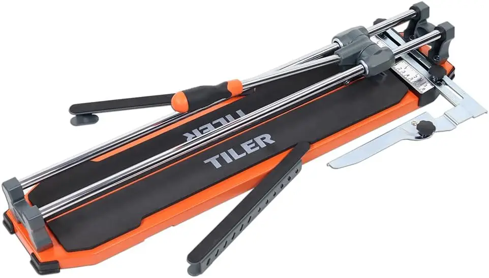 Inch Manual Tile Cutter, Professional Procelain Ceramic Tile Cutter with Free Bag, Removable Scale & Tungsten Carbide Cutting