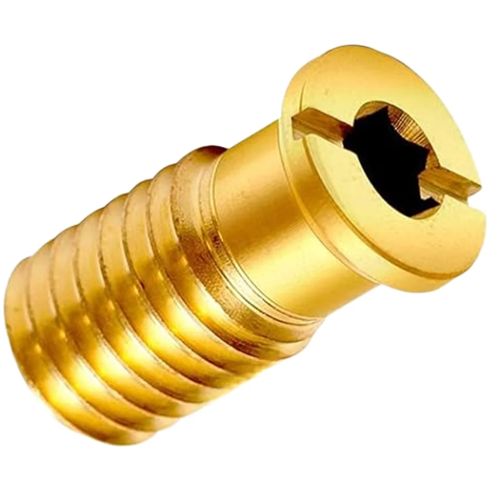 Brass Pool Cover Anchor Screw Replacement Kit for Swimming Pool Safety Cover Fastening Secure Threaded Insert Bolt