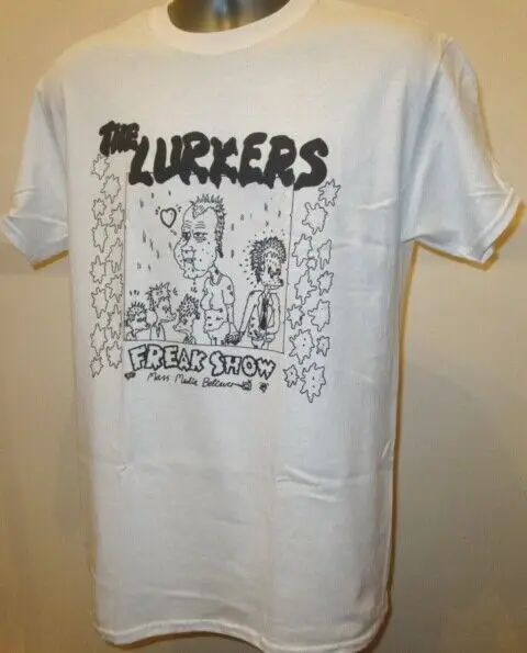 Camiseta The Lurkers Freak Show, música Punk, Reino Unido, Subs Sham 69 Angelic Upstarts R502