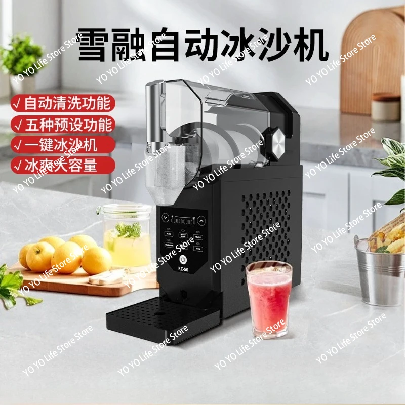 Household snow melting machine Multi function Shaved ice Full automatic cleaning sand ice machine