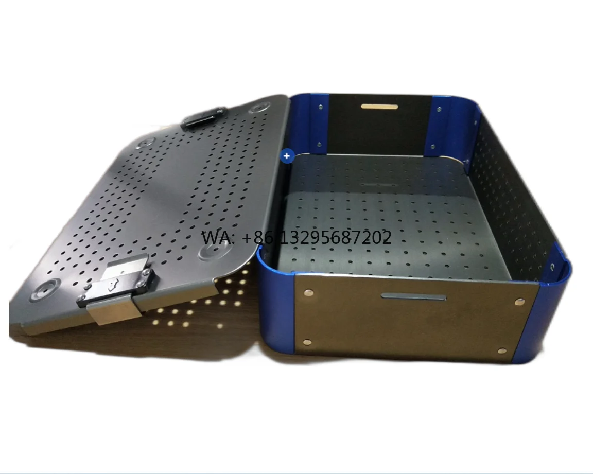 

Aluminium Alloy Sterilized Container Surgical Instrument Double-layer 300*200*90mm Sterilization Box