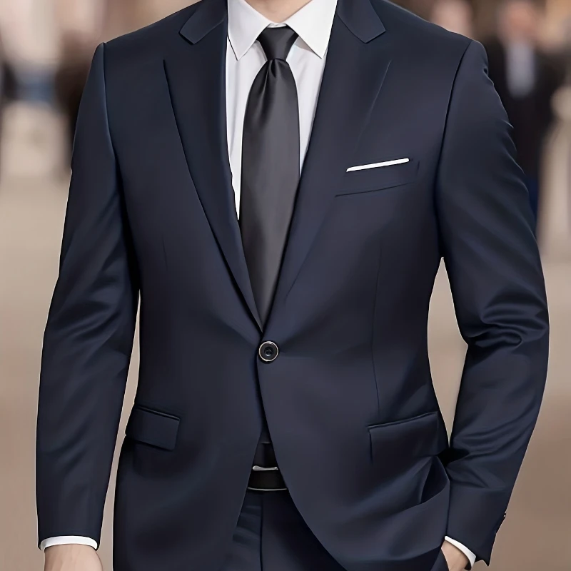 

Luxury Men's Two-piece Suit Consisting Of A Jacket Trousers, Stylish And Casual For Weddings.
