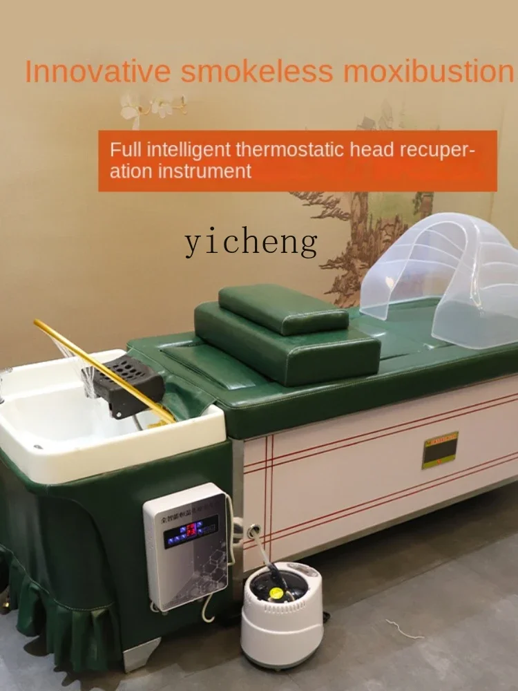 Moxibustion Bed Open Fire Fumigation Water Circulation Head Therapy Whole Body Moxibustion Intelligent Automatic