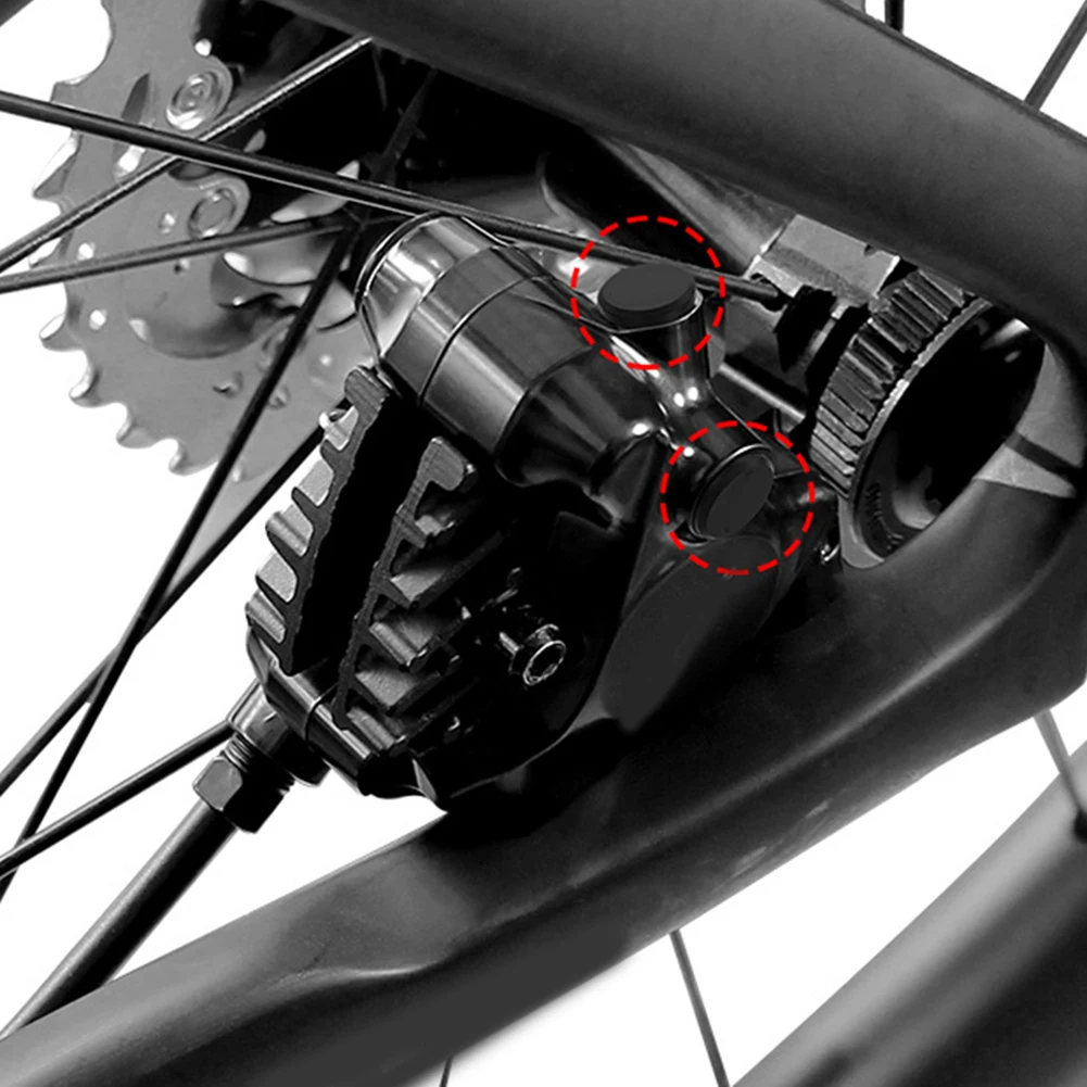 الفرامل تنزف غطاء برغي النازف غطاء أسود مادة السيليكون الفرجار حجم 9*5.5*4.4 مللي متر غطاء الغبار لورشة عمل الدراجة #5