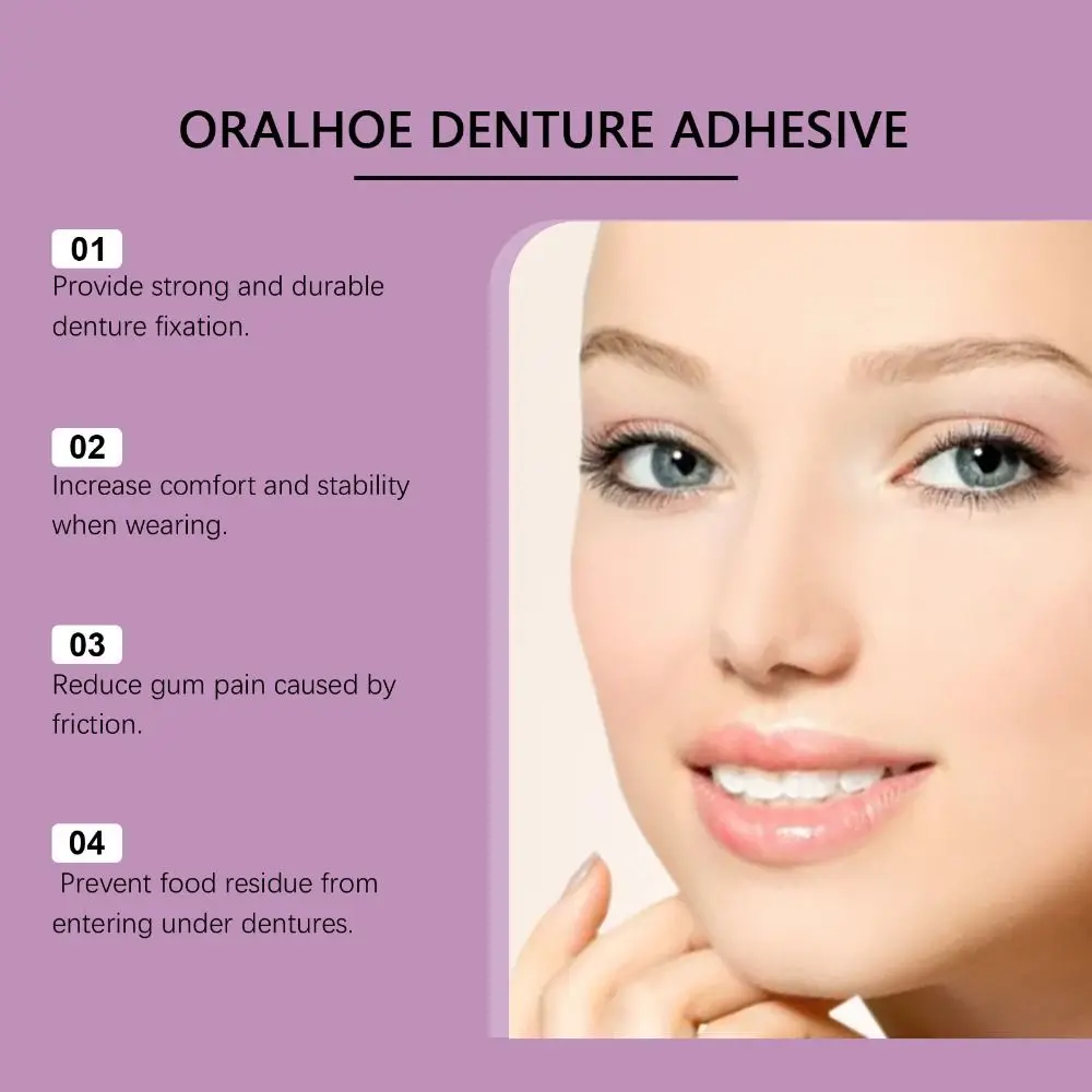 لاصق أسنان مناسب بدون خياطة، قابل لإعادة الاستخدام، مريح لتثبيت الأسنان، لاصق للعناية بصحة الفم، لاصق أسنان من البلاستيك الحراري #5