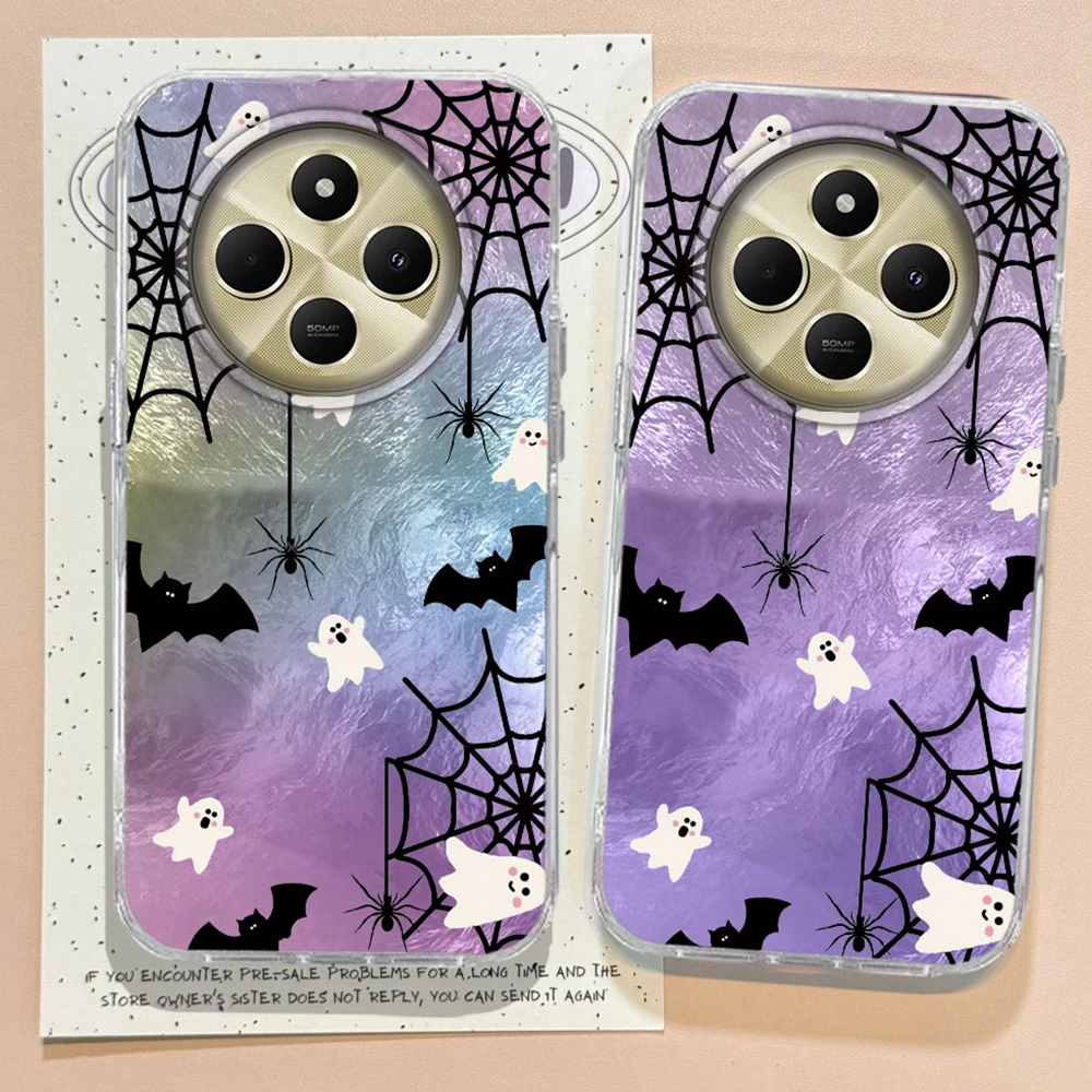 Halloween Lustige Geister Gesicht Fall Für Xiaomi Redmi Hinweis 14 13 12 11 10 11S 10S 9 Pro 15 15C 14C 13C A3X A1 A2 A3 A4 9C 9A Abdeckung