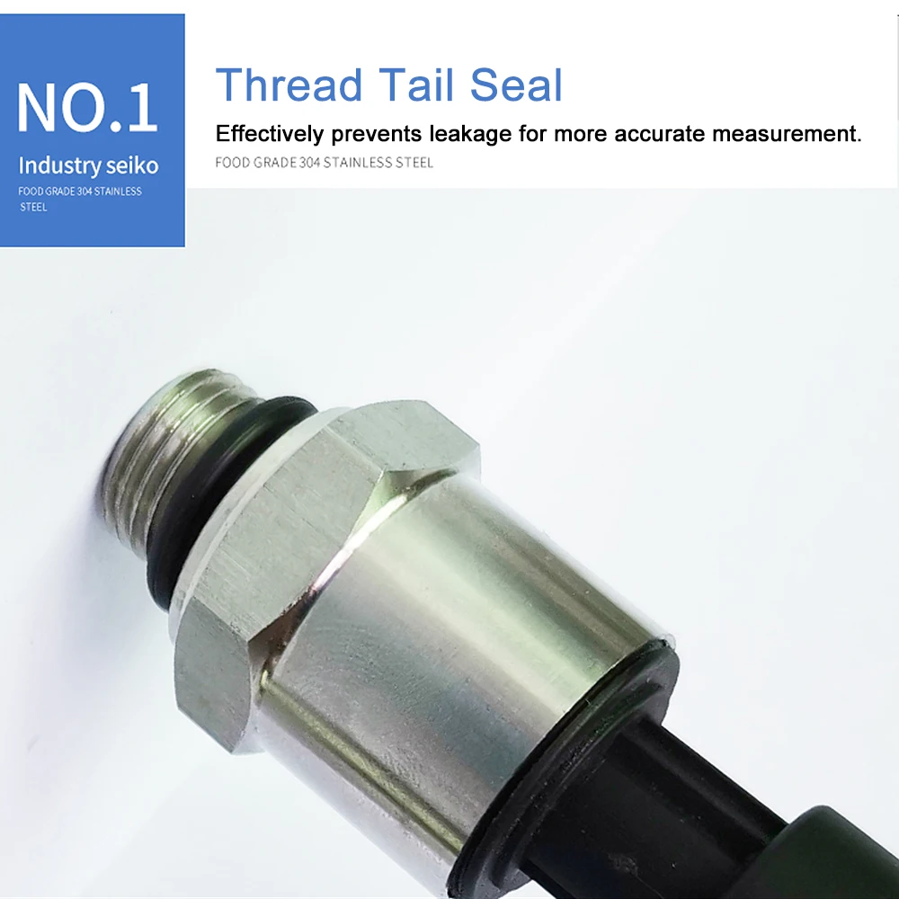 1 peça sensor de pressão de vácuo transdutor 4-20ma 0.5-4.5v saída sensor de pressão de ar para interface hvac g1/4