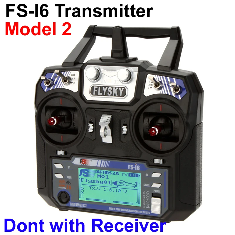 Оригинальный Flysky FS-i6/I6X/I6S I6 2,4G 6ch/10CH RC МОДЕЛЬ 1/2 Контроллер передатчика FS-iA6/FS-iA6B/IA10B Приемник для DIY Drone