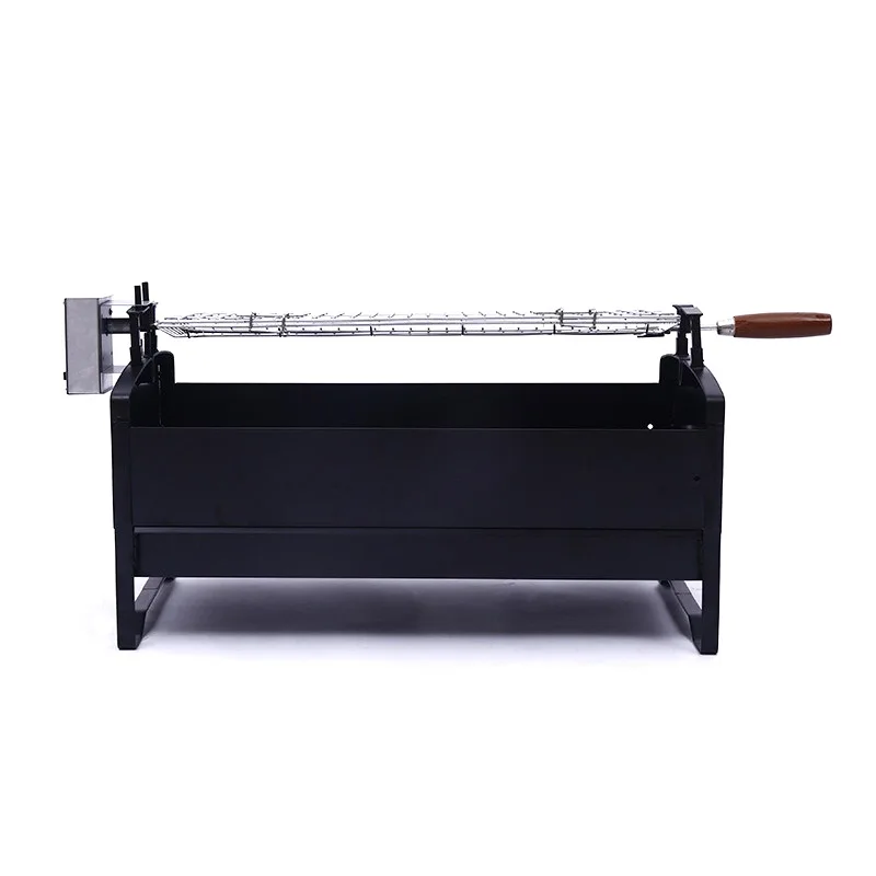 Automatic Stainless Steel Electric BBQ Grill Rotating Charcoal Grill