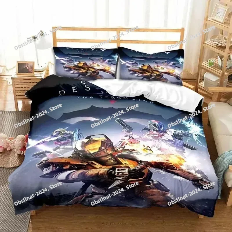 

3D Printed Game Destiny Bedding Set Duvet Cover Bedroom Comforter Covers Single Twin King Size Quilt Cover Home Textile